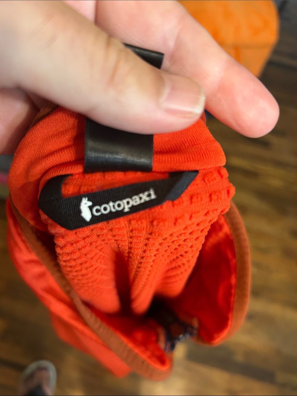 cotopaxi Orange and Brown Chest-Pocket Quarter-Zip Fleece - Picture 7 of 9